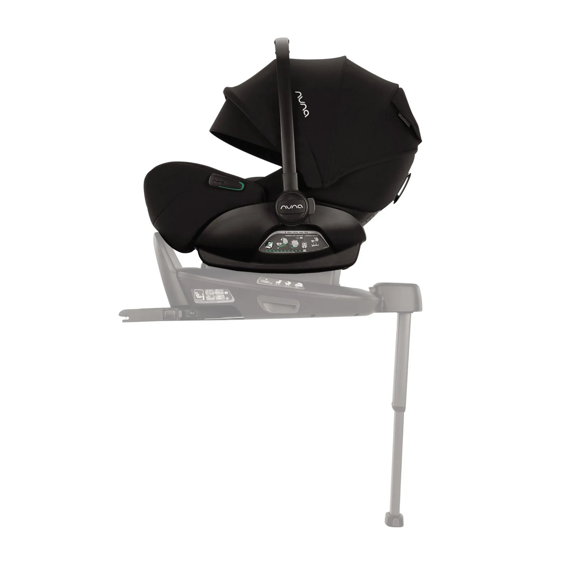 nuna ARRA flex Caviar*Kinder Babyschalen 0-13 Kg, Gruppe 0+