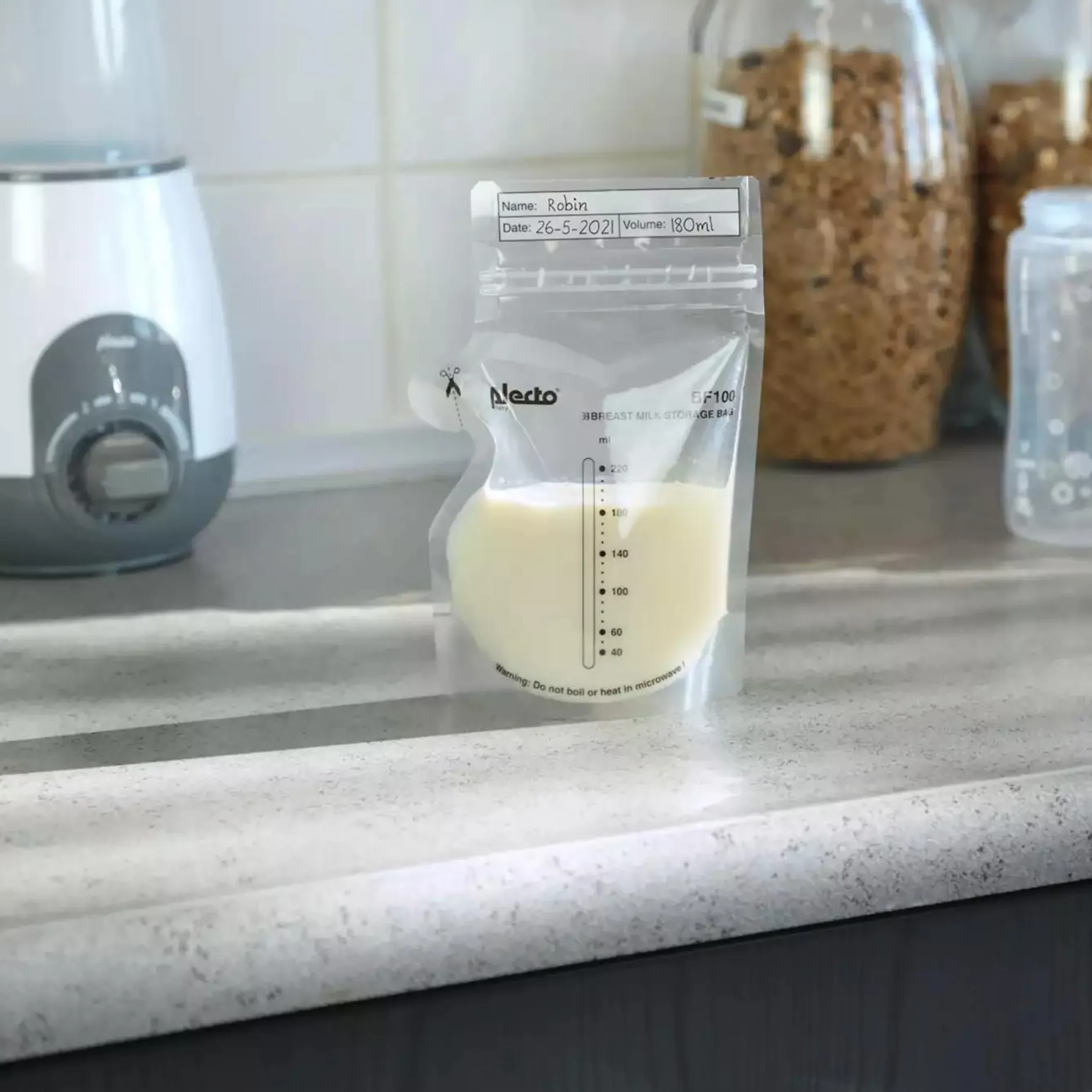 Alecto baby Aufbewahrungsbeutel für Muttermilch* Flaschen & Sauger