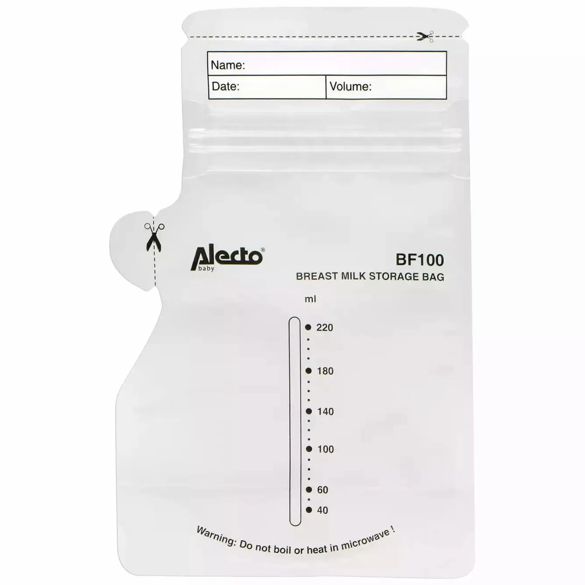 Alecto baby Aufbewahrungsbeutel für Muttermilch* Flaschen & Sauger