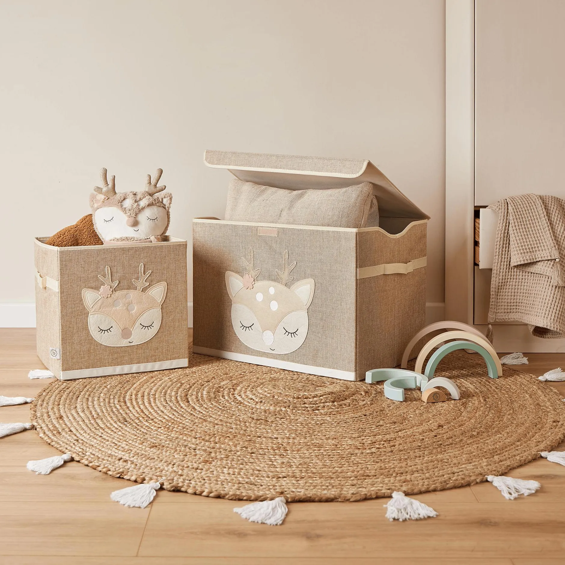 bieco Aufbewahrungsbox mit Deckel Reh Ella* Deko & Accessoires