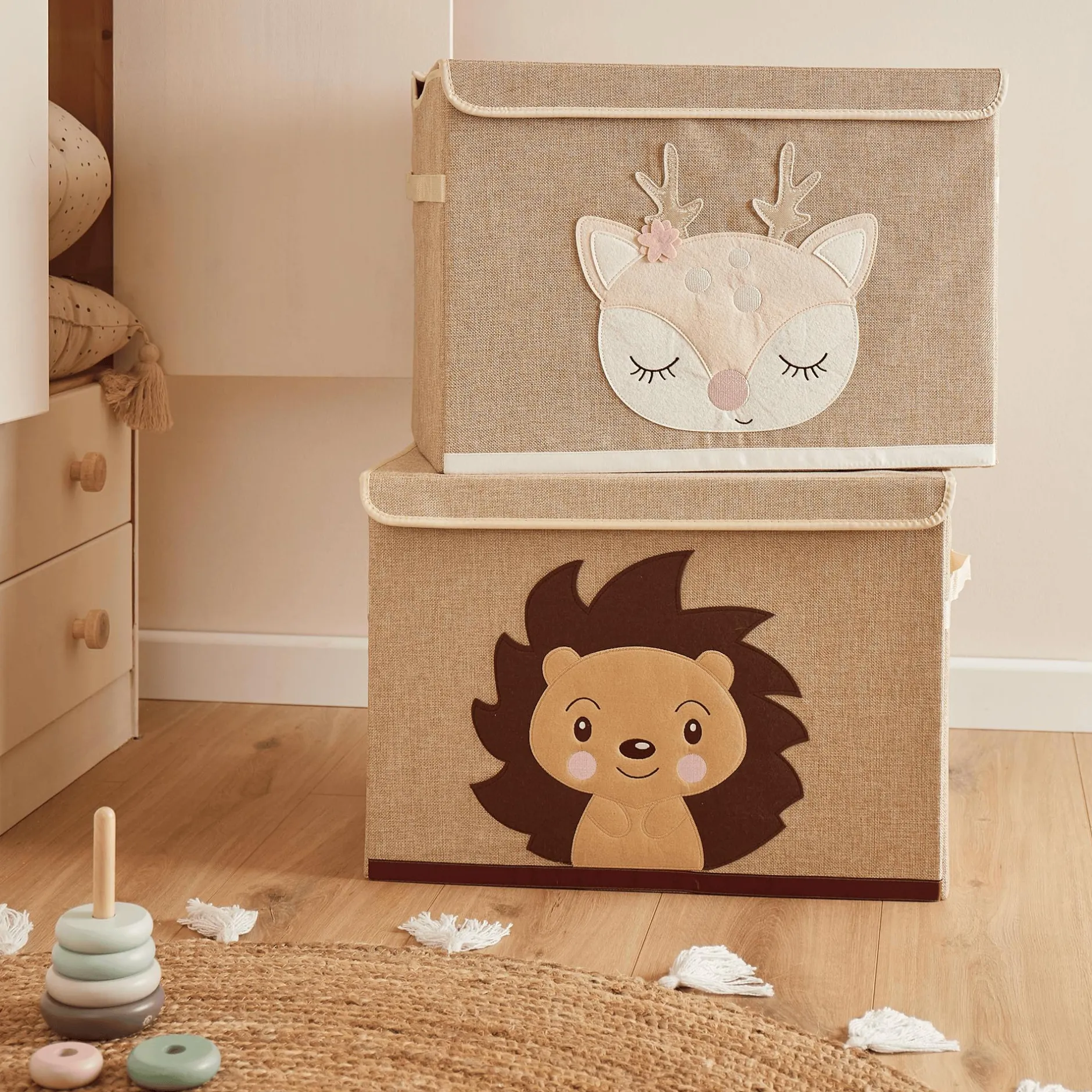 bieco Aufbewahrungsbox mit Deckel Reh Ella* Deko & Accessoires