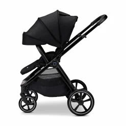 MOON AURA 2 in 1 Kombi-Kinderwagen Onyx mit Babyschale Cosmo 2.0*Kinder Kinderwagen Komplettsets