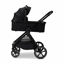 MOON AURA 2 in 1 Kombi-Kinderwagen Onyx mit Babyschale Cosmo 2.0*Kinder Kinderwagen Komplettsets