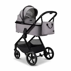 MOON AURA 2 in 1 Kombi-Kinderwagen Stone mit Babyschale Cosmo 2.0*Kinder Kinderwagen Komplettsets