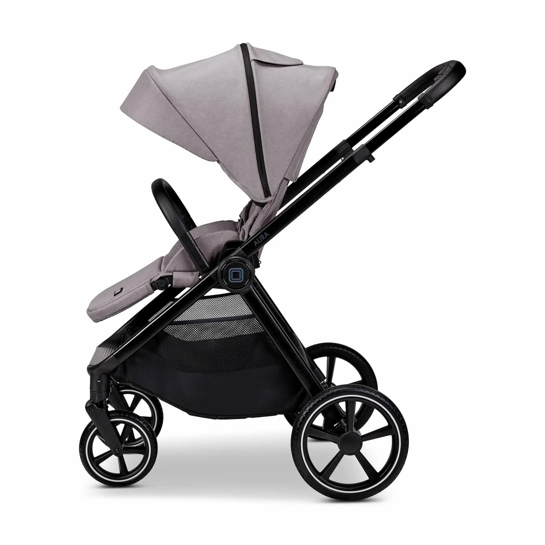 MOON AURA 2 in 1 Kombi-Kinderwagen Stone mit Babyschale Cosmo 2.0*Kinder Kinderwagen Komplettsets