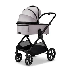 MOON AURA 2 in 1 Kombi-Kinderwagen Stone mit Babyschale Cosmo 2.0*Kinder Kinderwagen Komplettsets