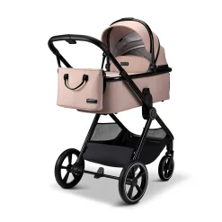 MOON AURA 2 in 1 Kombi-Kinderwagen Sand mit Babyschale Cosmo 2.0*Kinder Kinderwagen Komplettsets