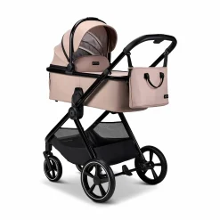 MOON AURA 2 in 1 Kombi-Kinderwagen Sand mit Babyschale Cosmo 2.0*Kinder Kinderwagen Komplettsets