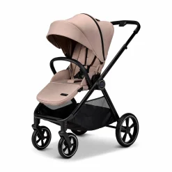 MOON AURA 2 in 1 Kombi-Kinderwagen Sand mit Babyschale Cosmo 2.0*Kinder Kinderwagen Komplettsets