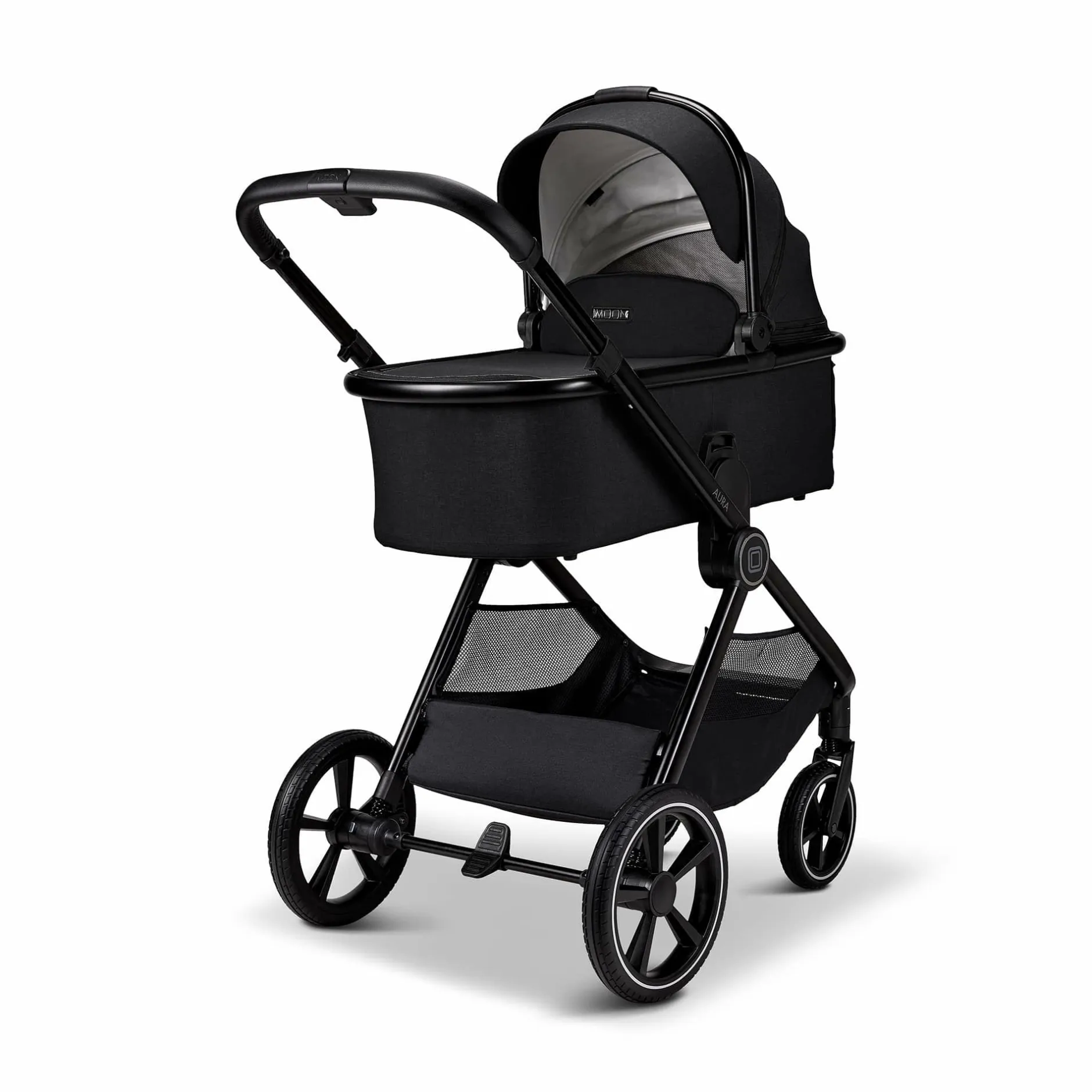 MOON AURA Onyx*Kinder Kombi-Kinderwagen