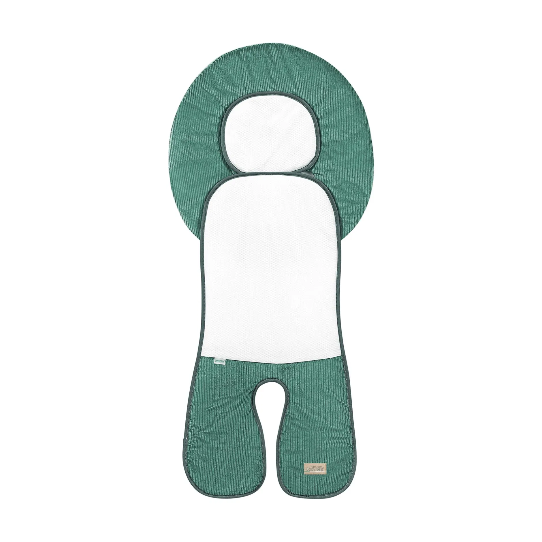 odenwu00e4lder Autositz Babycool-Auflage Eucalyptus Cool Cord*Kinder Kindersitz Zubehör