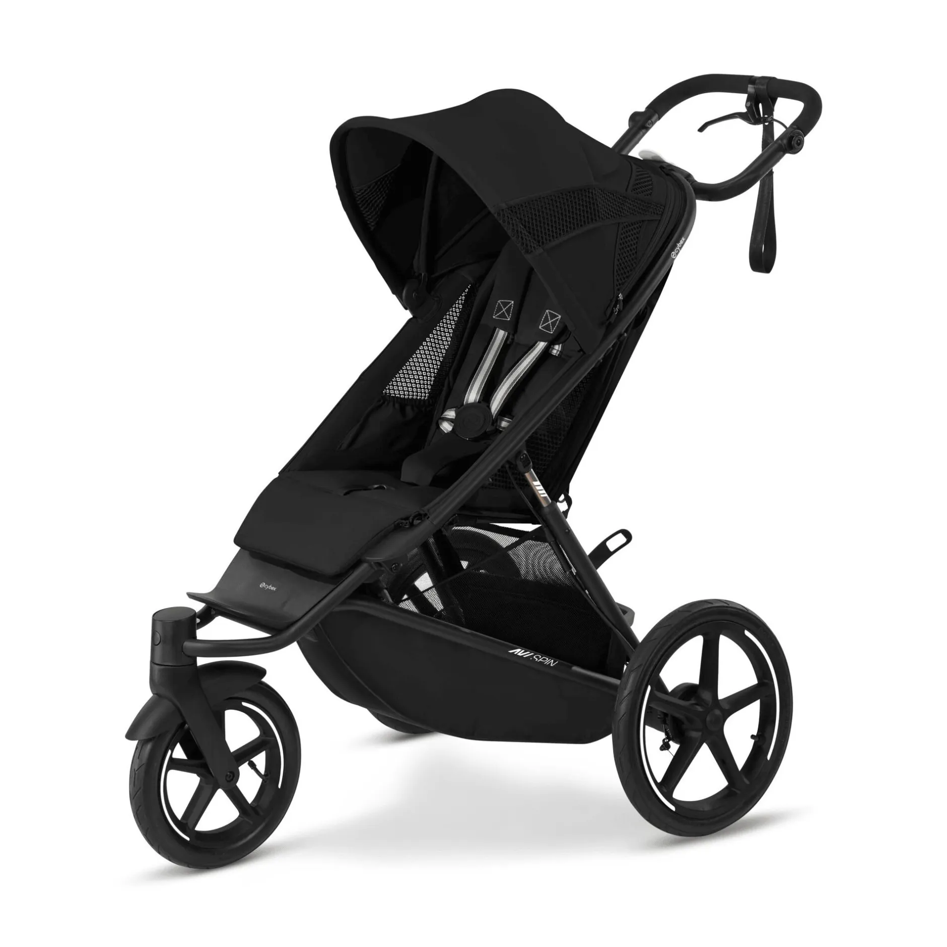 cybex Avi Spin Moon Black*Kinder Kombi-Kinderwagen