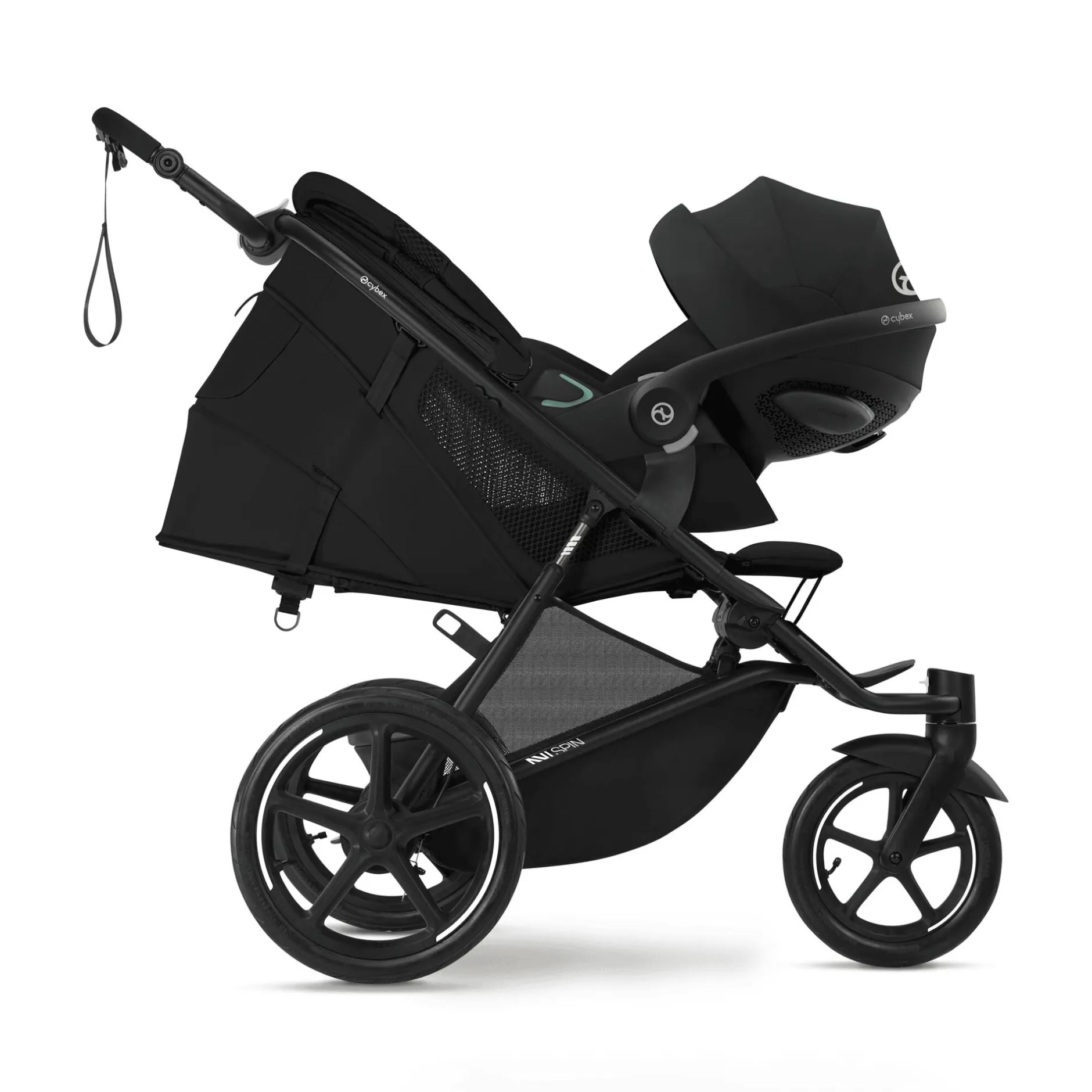 cybex Avi Spin Moon Black*Kinder Kombi-Kinderwagen