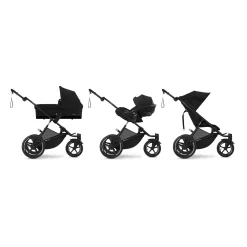 cybex Avi Spin Moon Black*Kinder Kombi-Kinderwagen