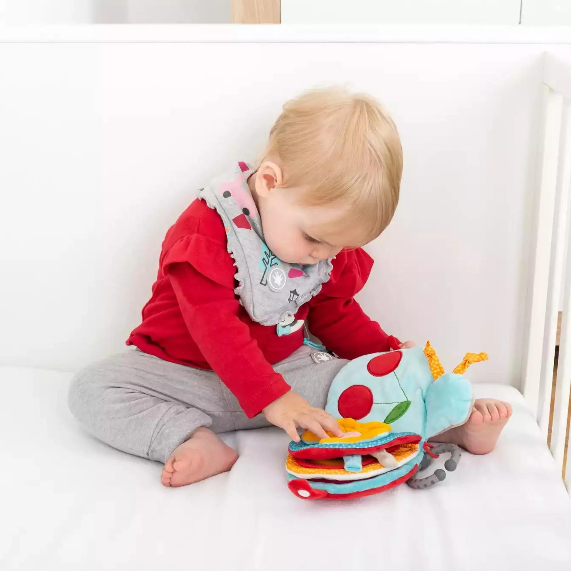 sigikid Baby Aktiv-Buch Marienkäfer*Kinder Kinderbücher