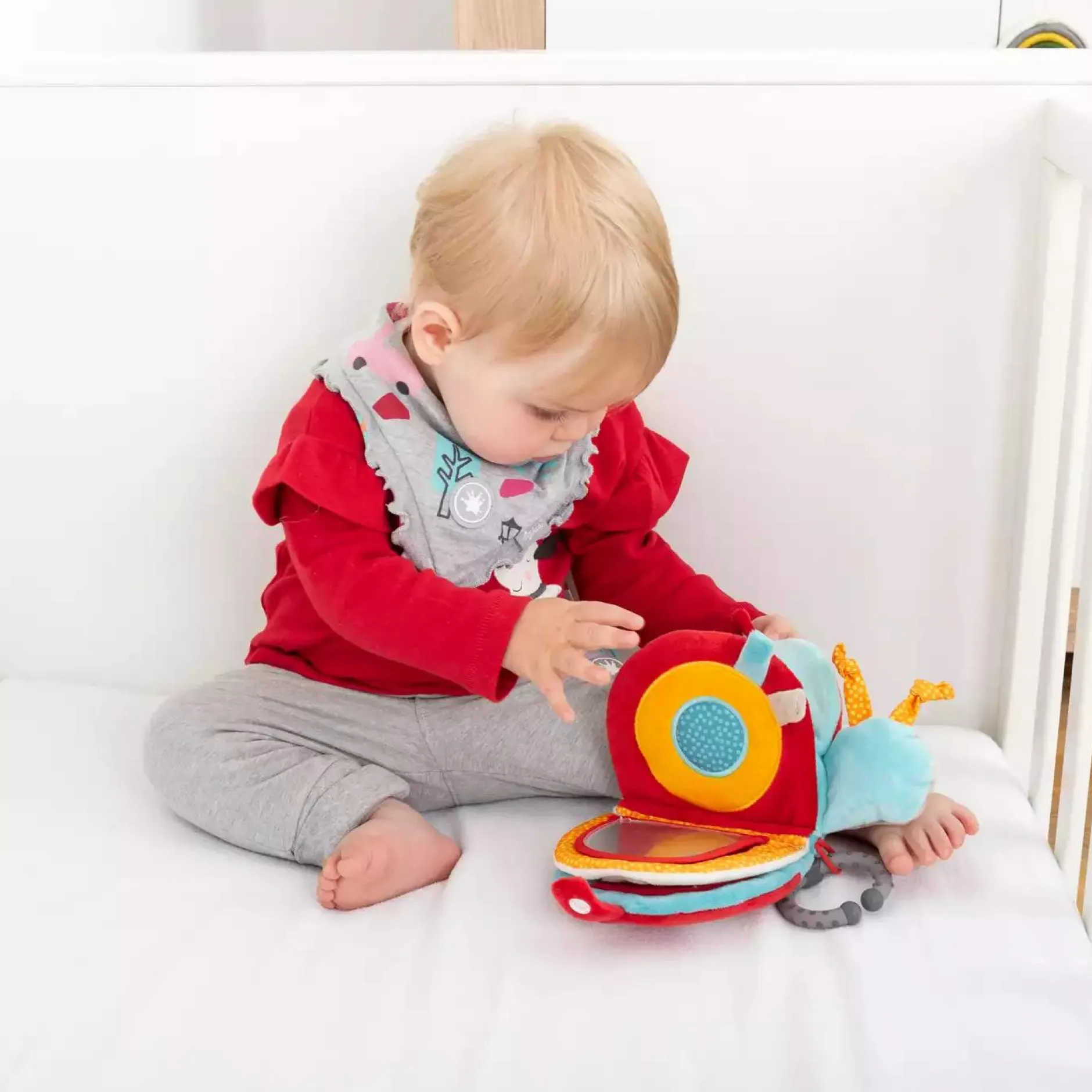 sigikid Baby Aktiv-Buch Marienkäfer*Kinder Kinderbücher
