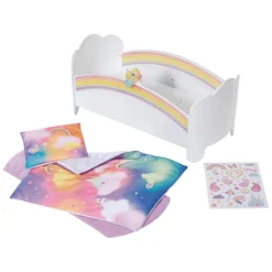 Zapf Creation BABY born Regenbogen Bett*Kinder Puppen & Puppenwagen|Spielzeug Ab 3 Jahren