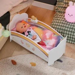 Zapf Creation BABY born Regenbogen Bett*Kinder Puppen & Puppenwagen|Spielzeug Ab 3 Jahren