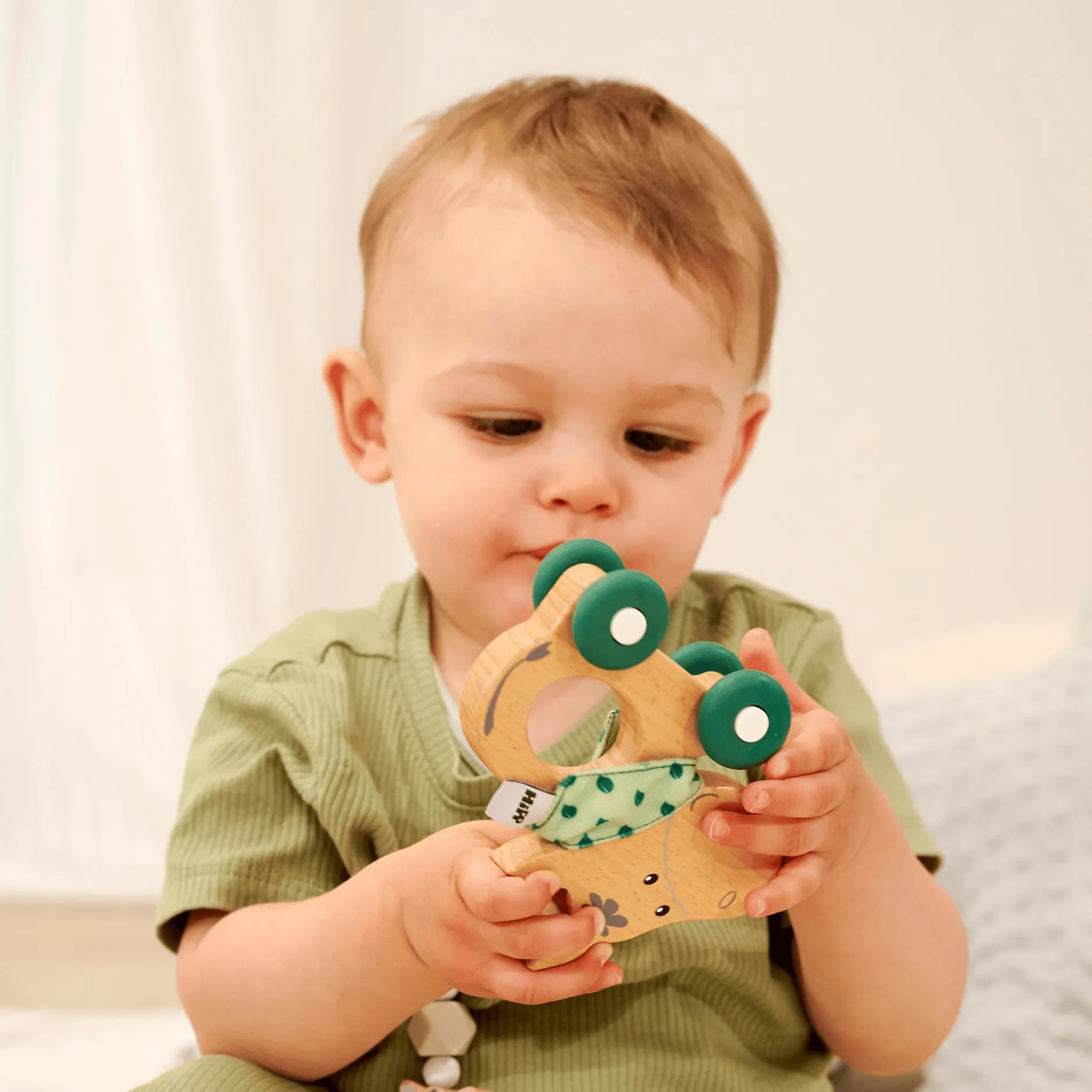 Eichhorn Baby HIPP Schiebe-Esel*Kinder Holzspielzeug