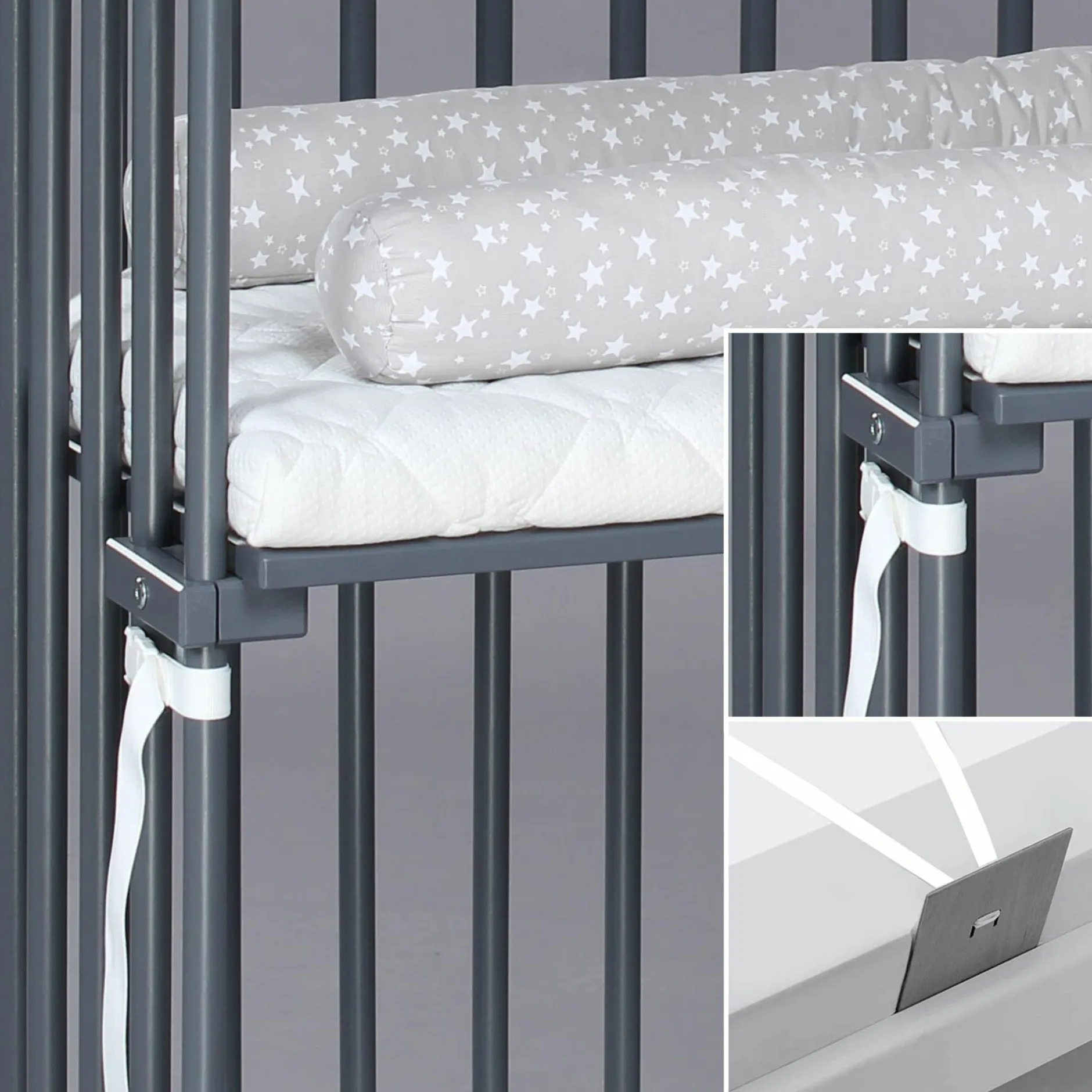 babybay Boxspring schiefer* Babybetten