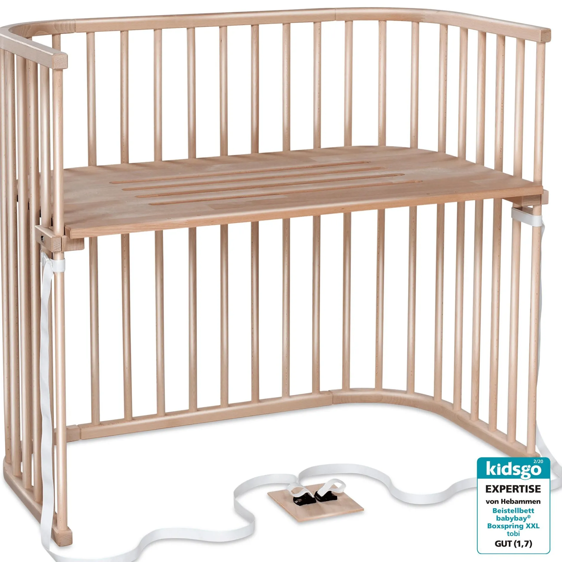 babybay Boxspring XXL natur* Babybetten