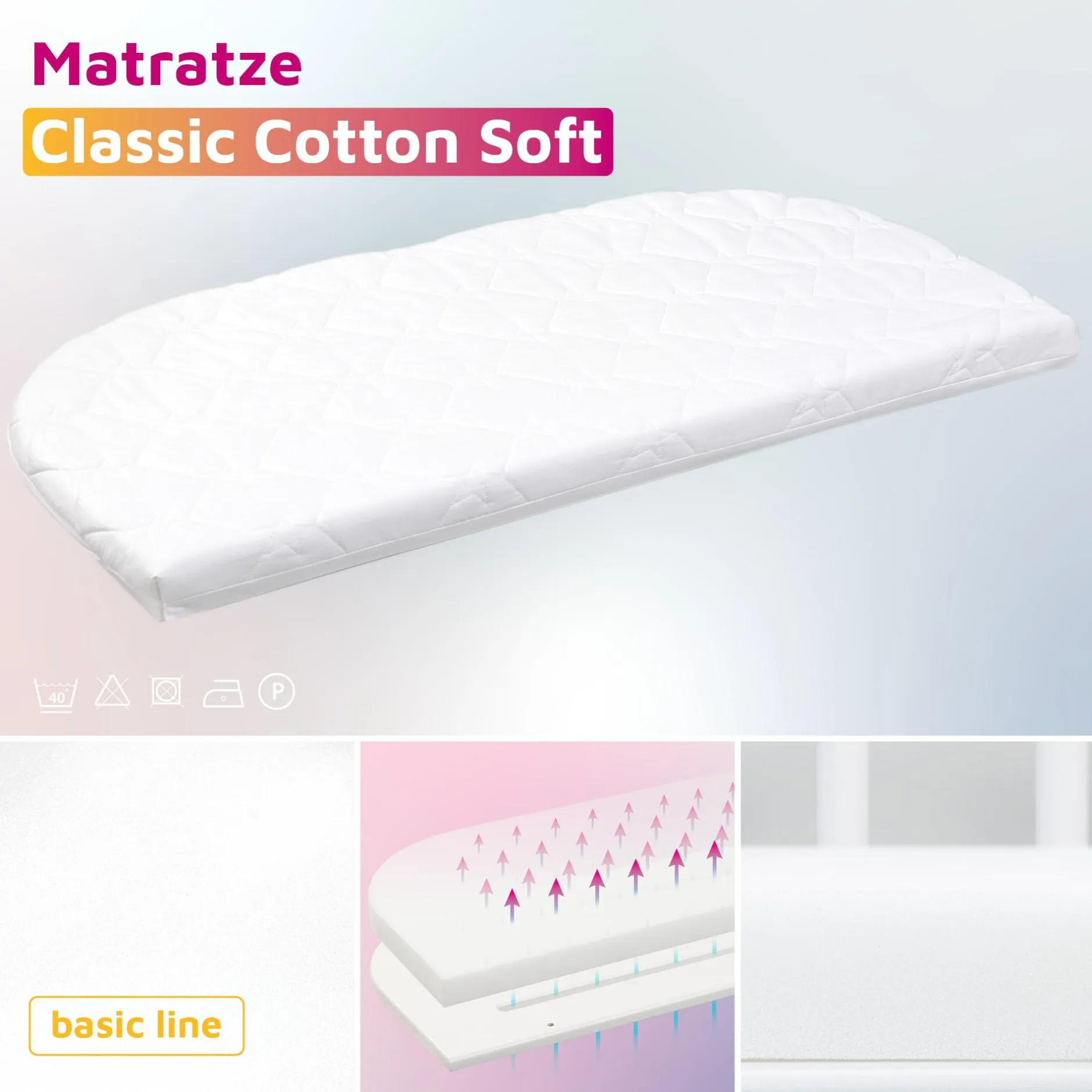 babybay Matratze Classic Cotton Soft Boxspring XXL* Matratzen