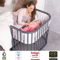 babybay Maxi Comfort Plus Schiefer* Babybetten