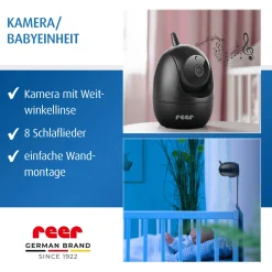 reer BabyCam Pro HD Move und Zusatzkamera BabyCam Pro HD Move* Babyphone