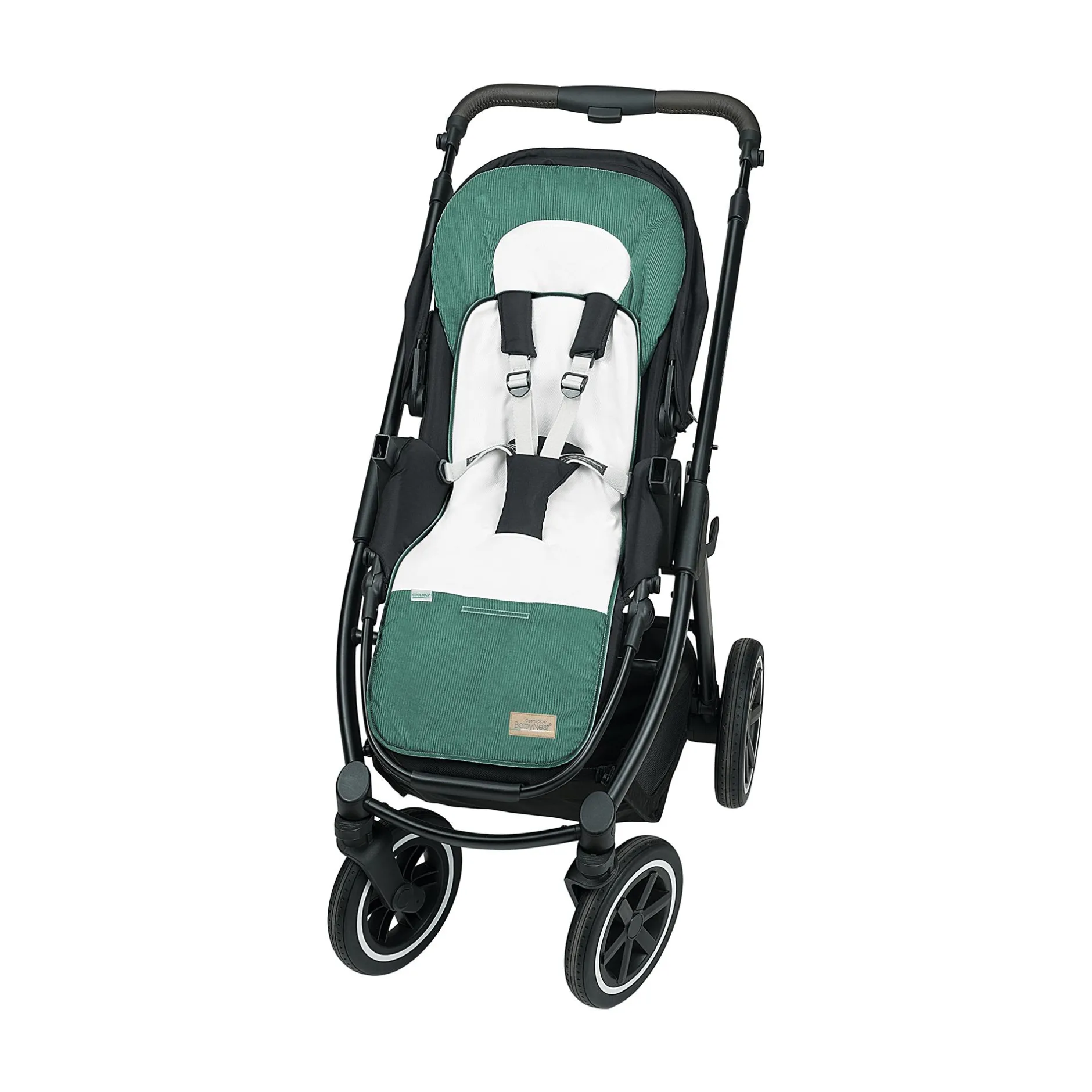 odenwu00e4lder Babycool-Auflage Eucalyptus Cool Cord*Kinder Kinderwagen Zubehör