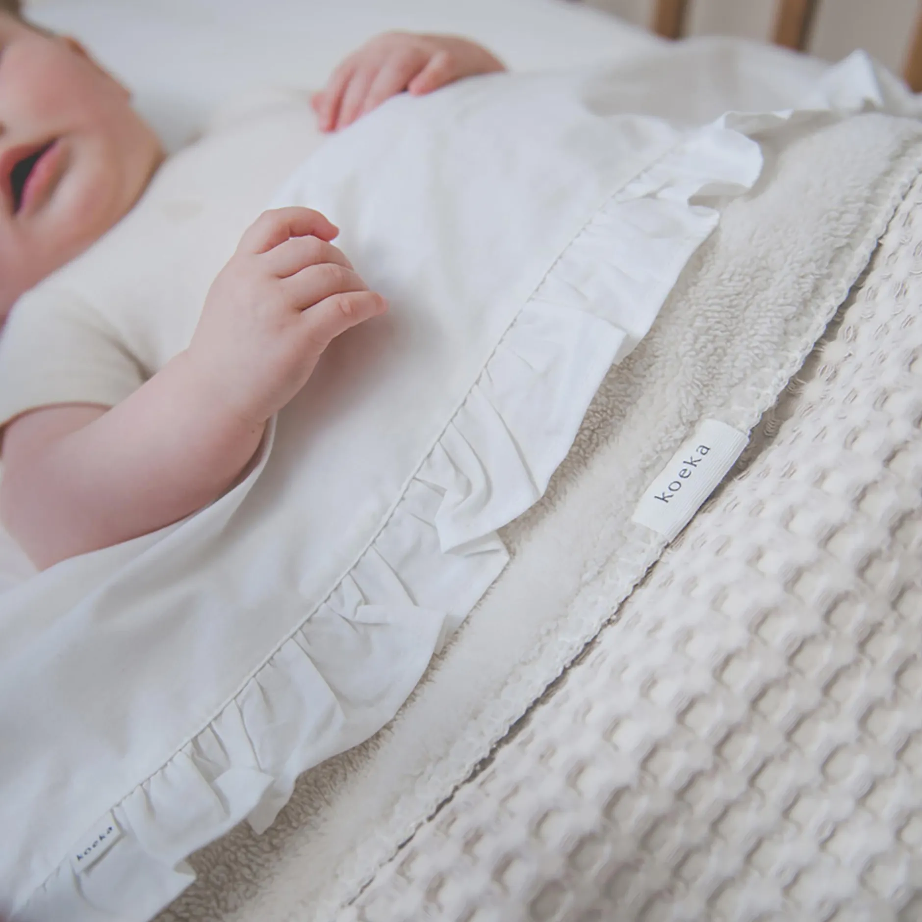koeka Babydecke Plüsch Oslo Natural Pebble* Bettausstattung