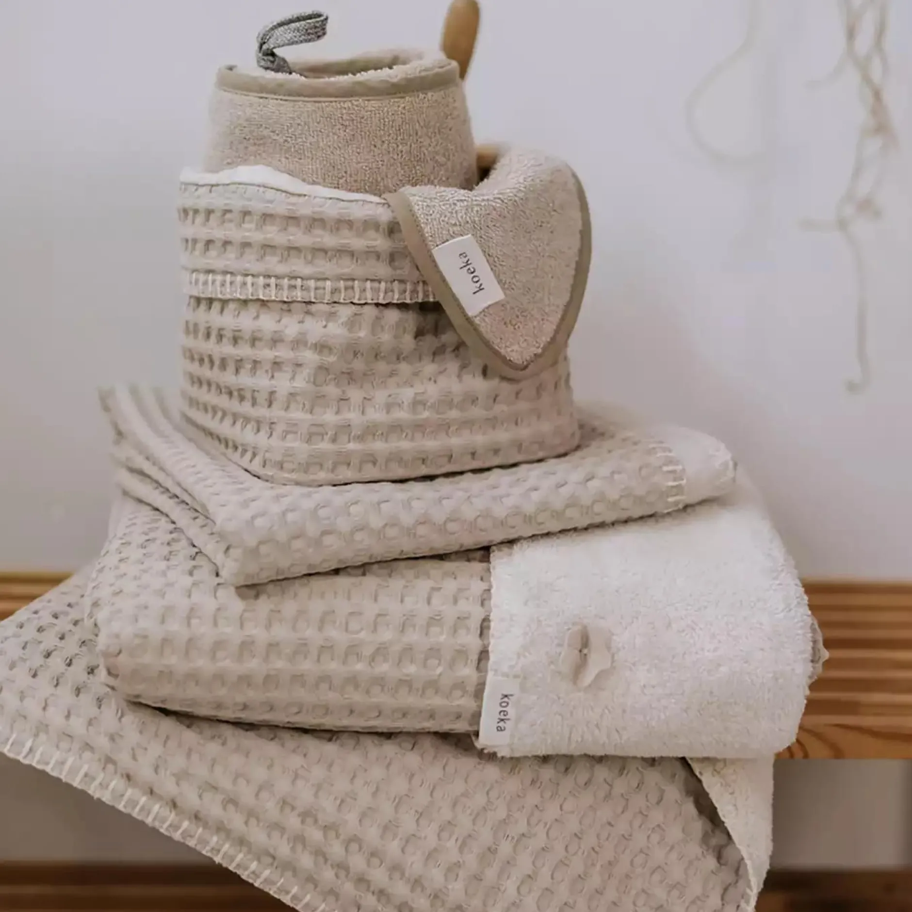 koeka Babydecke Plüsch Oslo Sand / Pebble* Bettausstattung