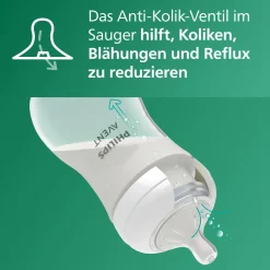 PHILIPS AVENT Babyflasche Glas Natural Response Gr.2 120ml SCY930/01* Flaschen & Sauger