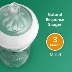 PHILIPS AVENT Babyflasche Glas Natural Response Gr.3 240ml SCY933/01* Flaschen & Sauger