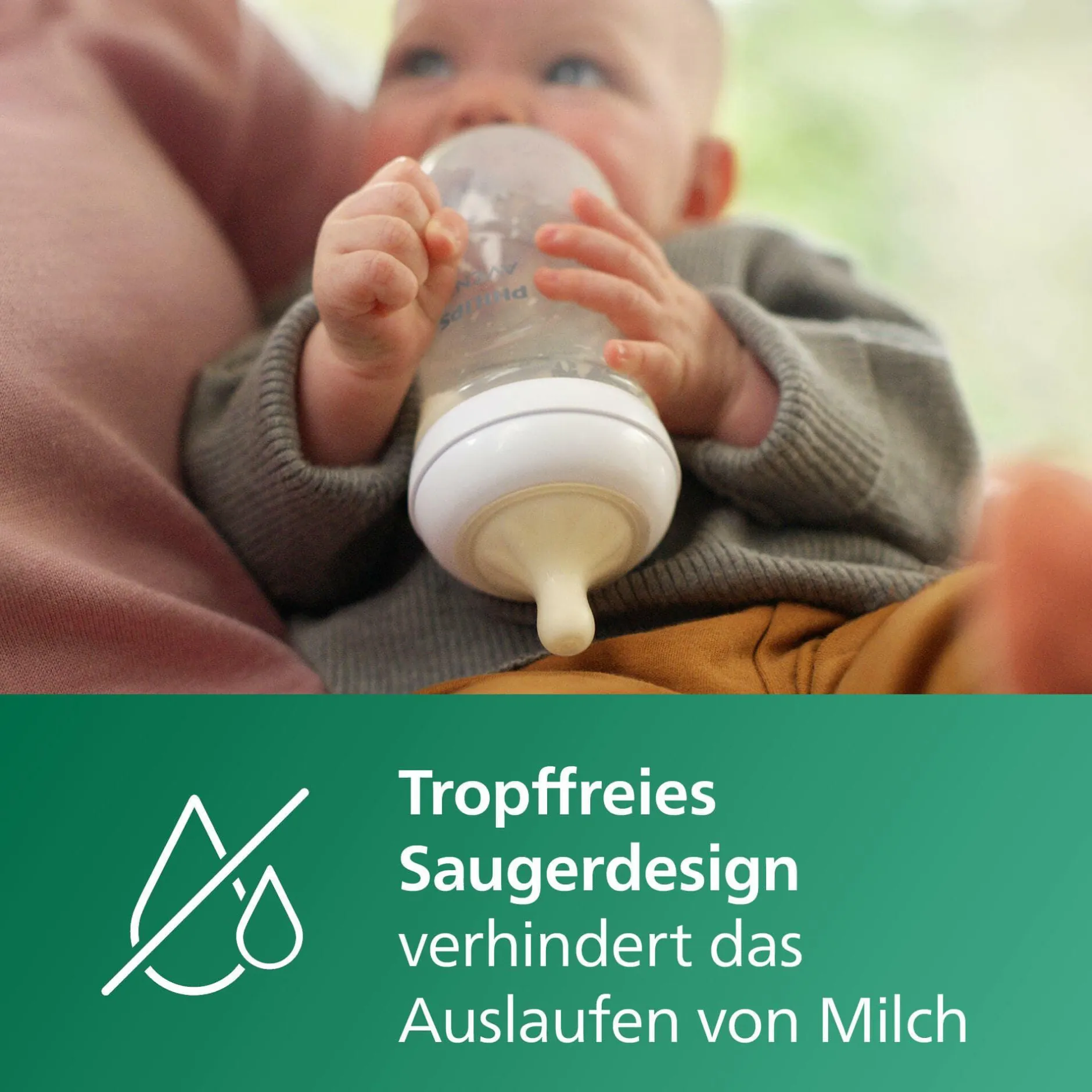 PHILIPS AVENT Babyflasche Glas Natural Response Gr.3 240ml SCY933/01* Flaschen & Sauger