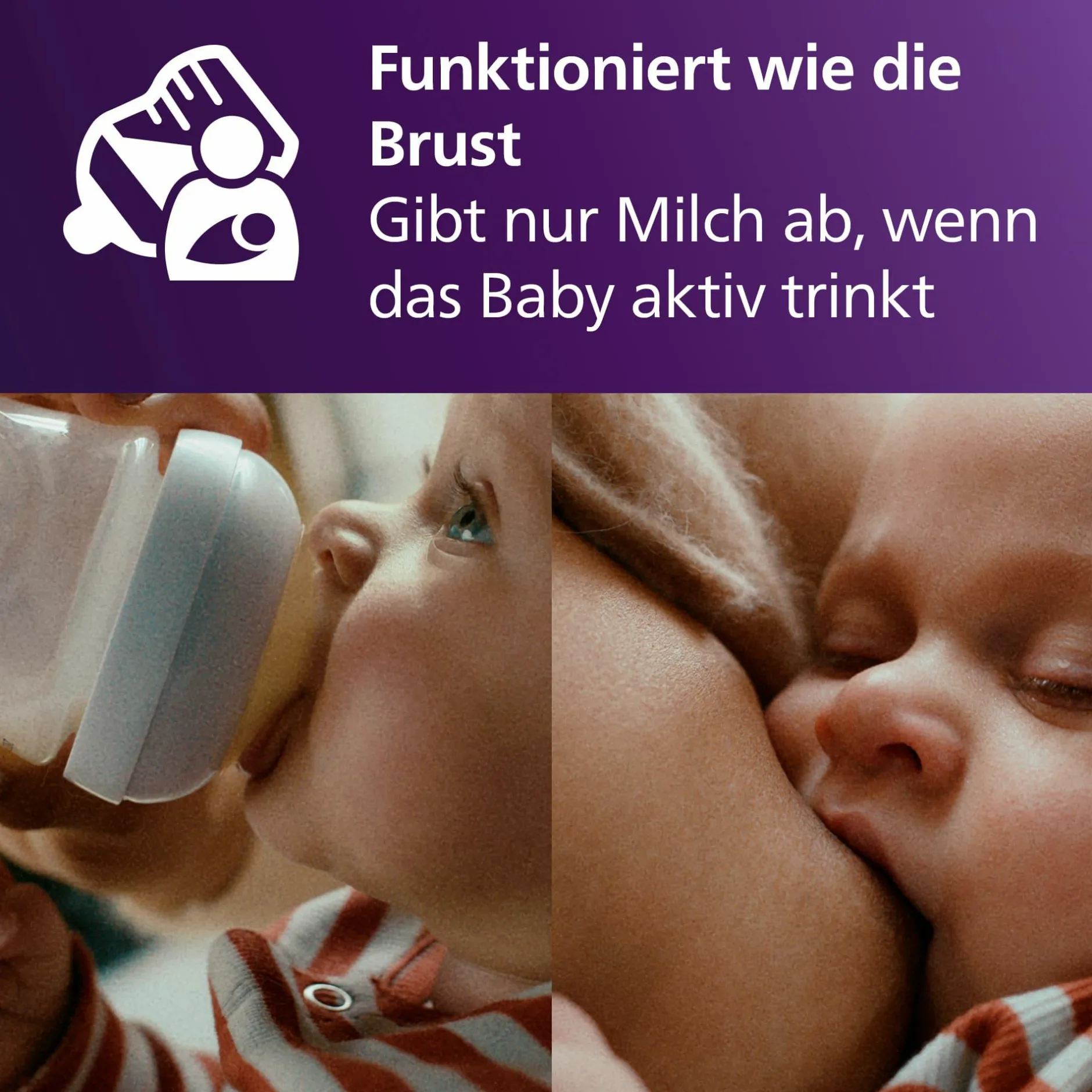 PHILIPS AVENT Babyflasche Natural Response AirFree Gr.3 260ml Elefant SCY673/81* Flaschen & Sauger