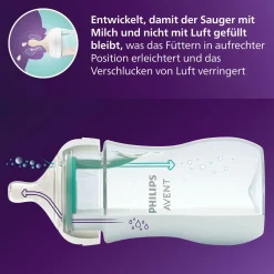 PHILIPS AVENT Babyflasche Natural Response AirFree Gr.3 260ml Bär SCY673/82* Flaschen & Sauger