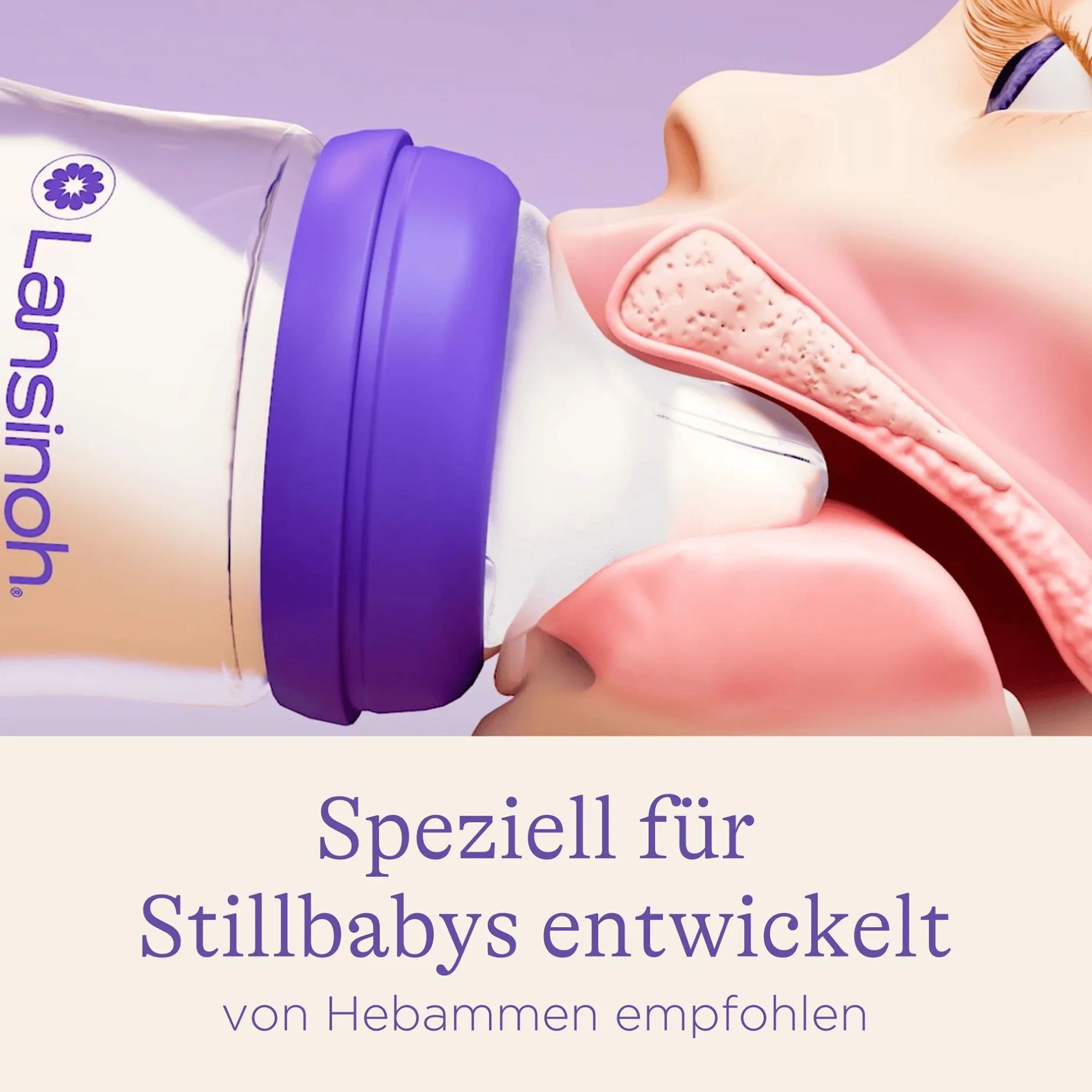 Lansinoh Babyflasche NaturalWave Größe M* Flaschen & Sauger