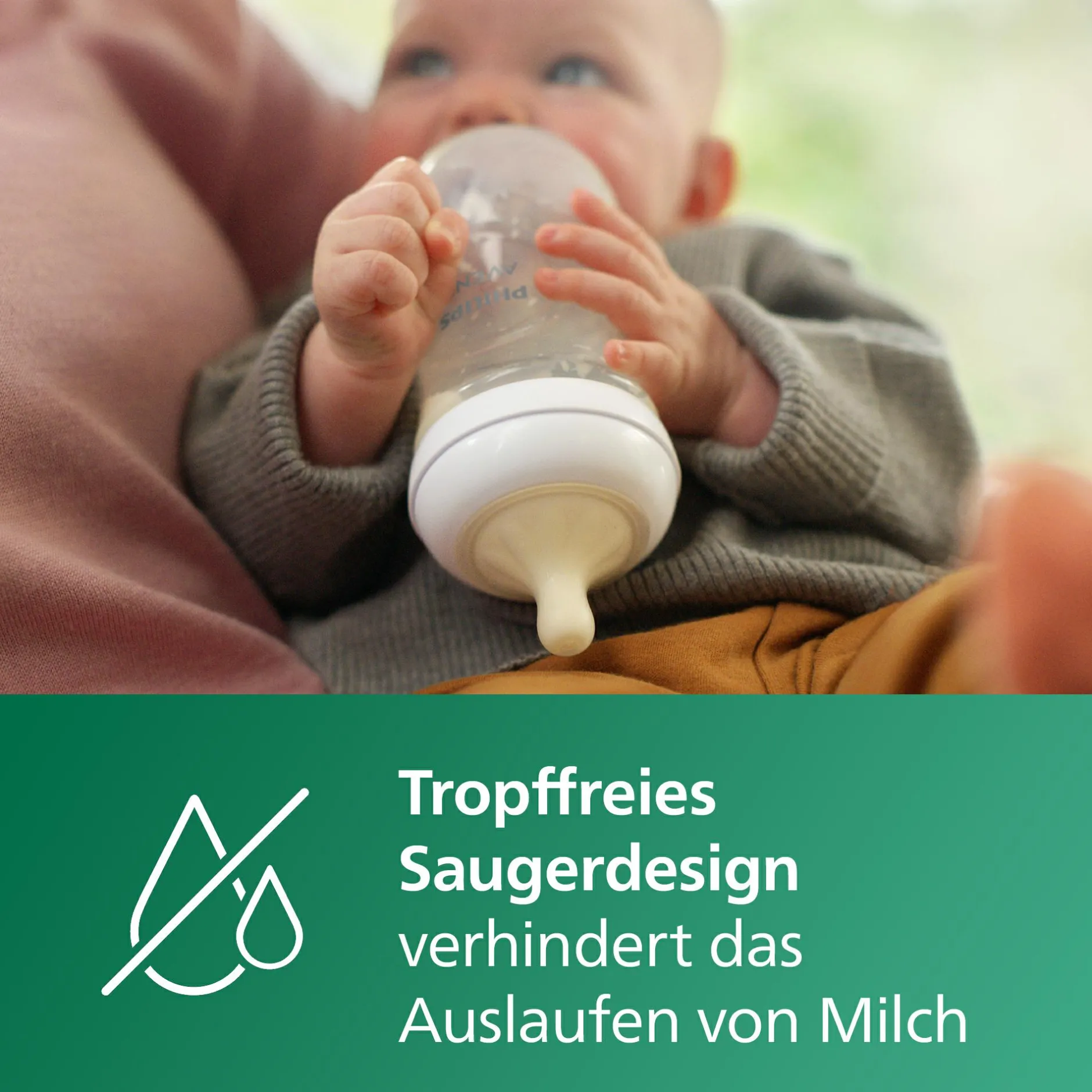 PHILIPS AVENT Babyflaschen Glas Natural Response Gr.3 260ml SCY933/02* Flaschen & Sauger