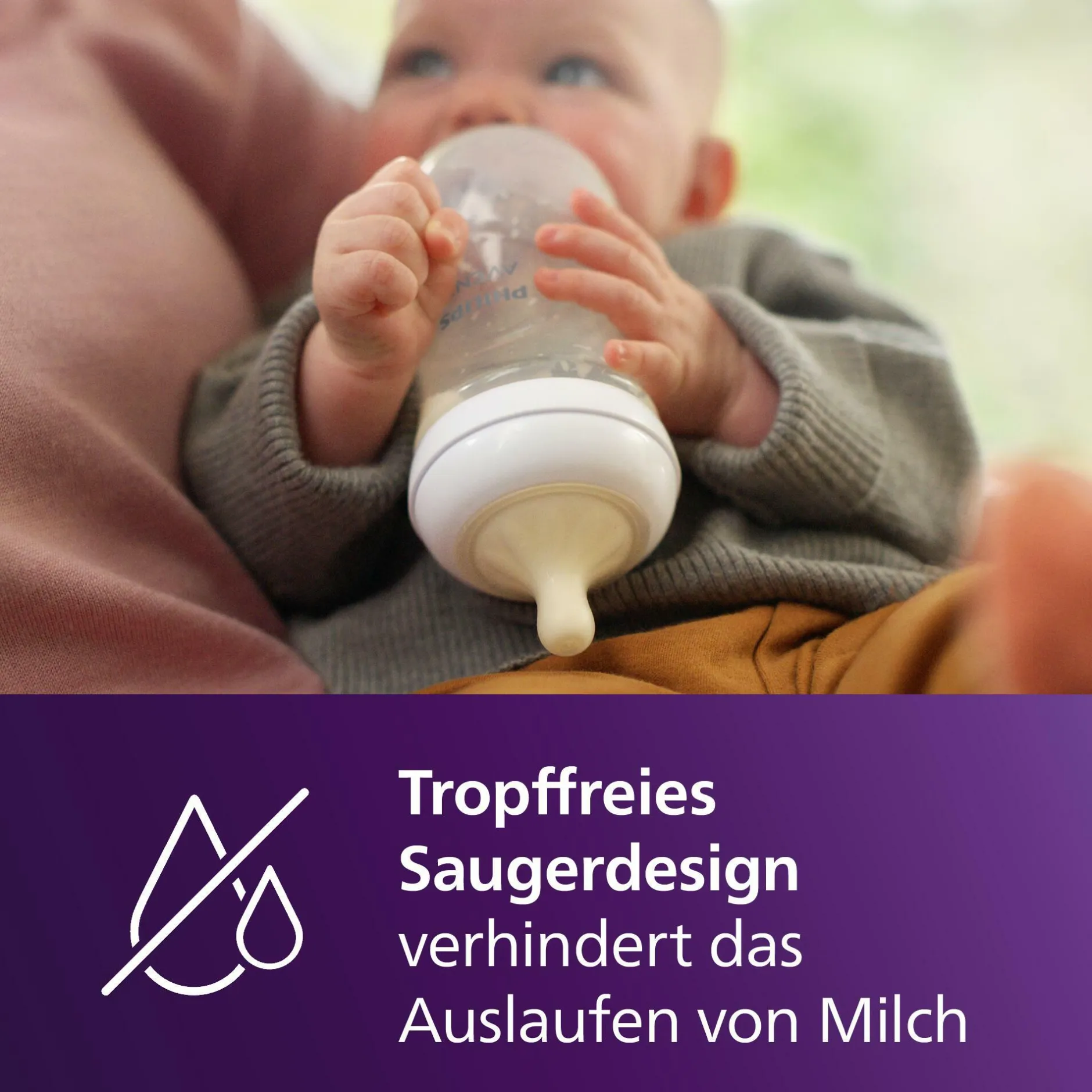 PHILIPS AVENT Babyflaschen Natural Response Gr.4 330ml SCY906/02* Flaschen & Sauger
