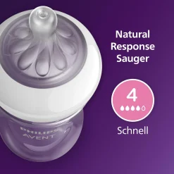 PHILIPS AVENT Babyflaschen Natural Response Gr.4 330ml SCY906/02* Flaschen & Sauger