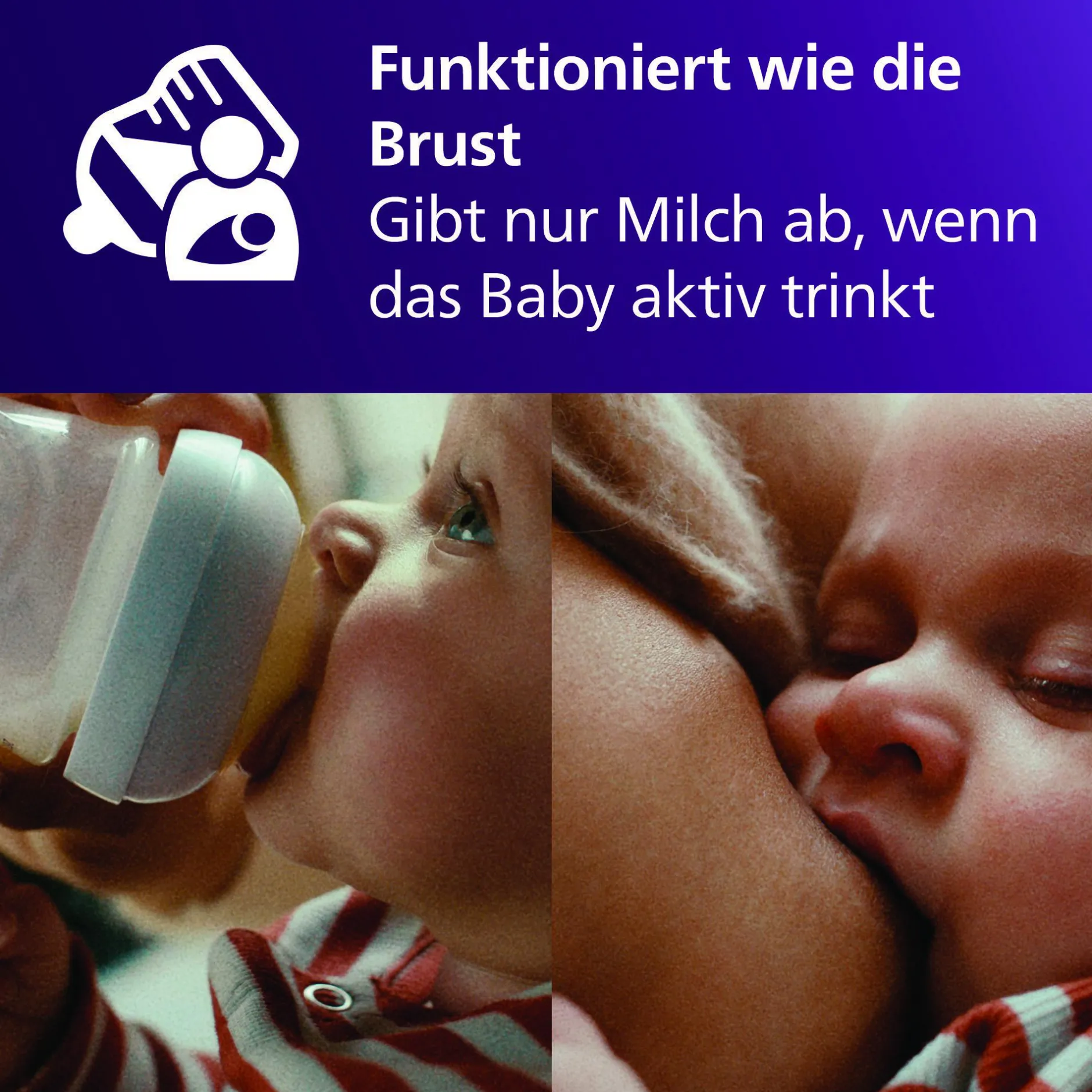 PHILIPS AVENT Babyflaschen Natural Response Gr.2 125ml SCY900/02* Flaschen & Sauger