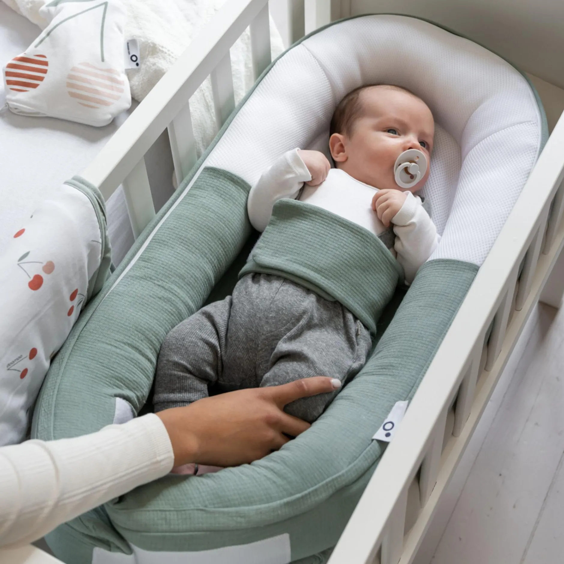 doomoo Babynest Cocoon Tetra Green* Kuschelnest