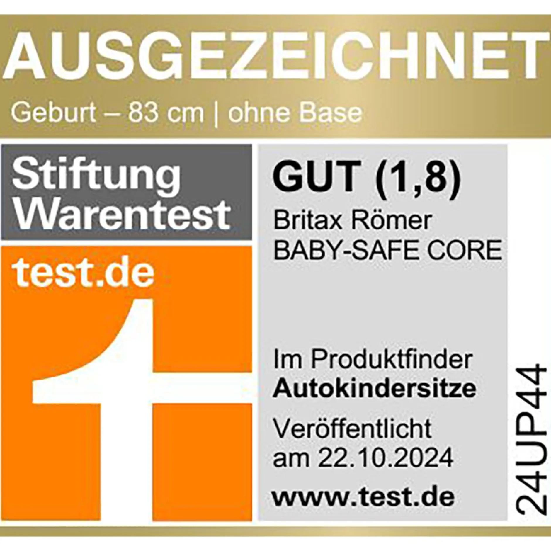 Britax Ru00f6mer BABY-SAFE CORE Space Black*Kinder Babyschalen 0-13 Kg, Gruppe 0+