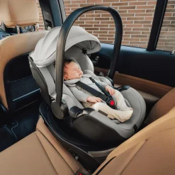Britax Diamond BABY-SAFE PRO Lux Linen Grey Diamond*Kinder Babyschalen 0-13 Kg, Gruppe 0+