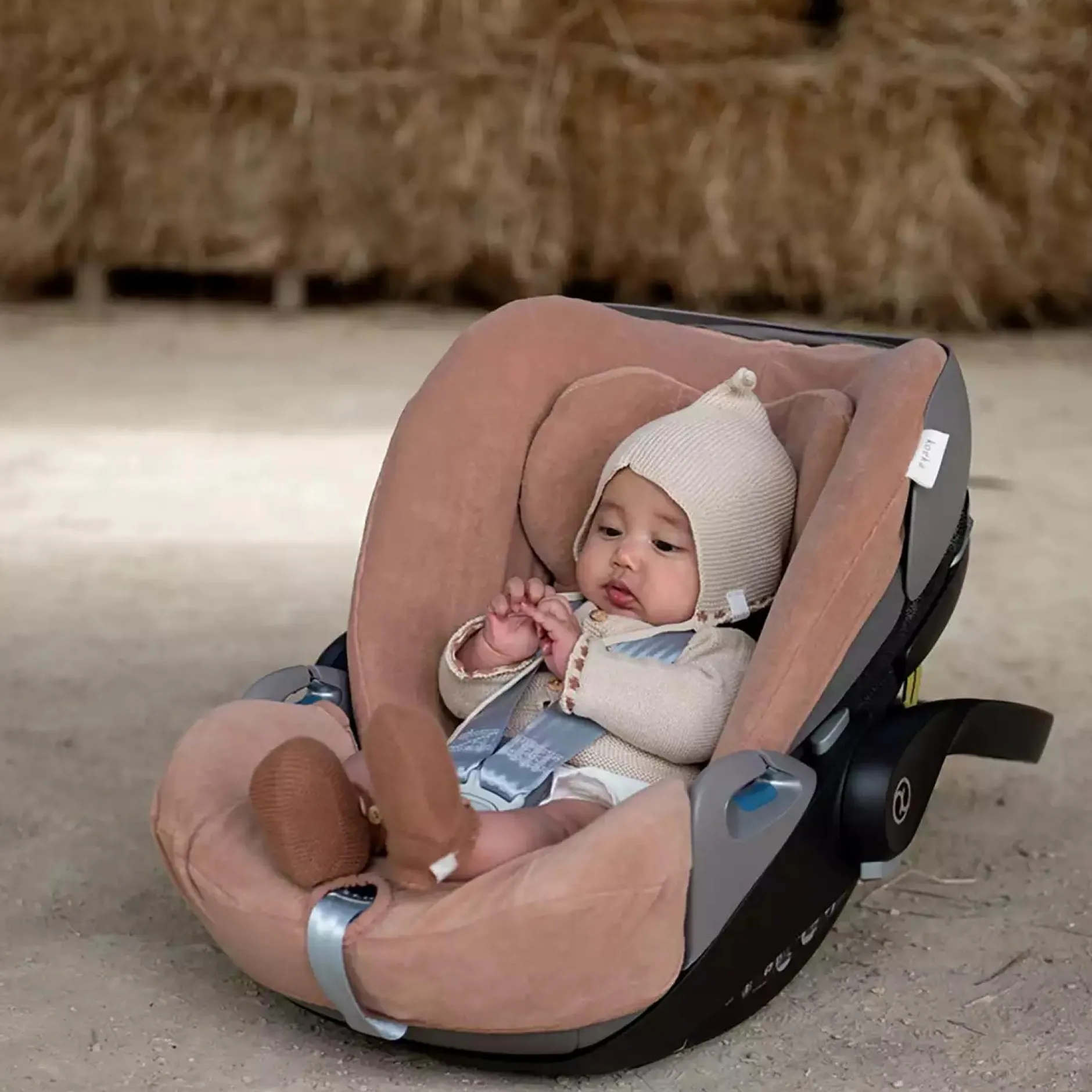 koeka Babyschalenbezug Royan Soft Earth*Kinder Kindersitz Zubehör