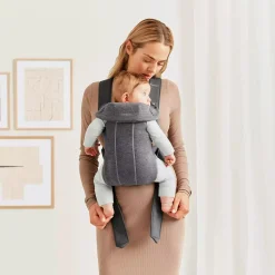 BABYBJu00d6RN Babytrage Mini 3D Jersey Dark Grey* Babytragen