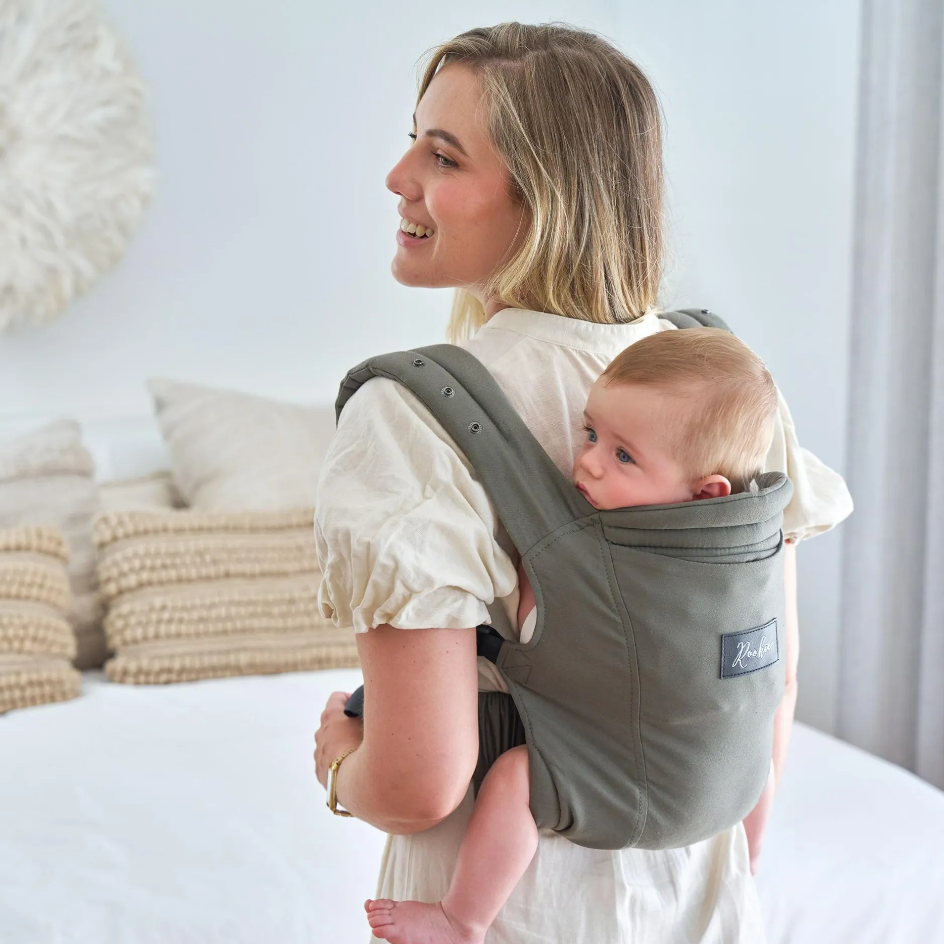 Rookie Babytrage Premium Elite Khaki* Babytragen