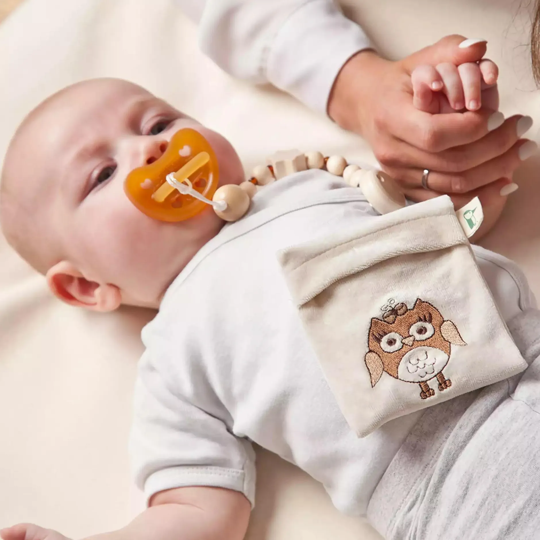 GRu00dcNSPECHT Baby-Wärmer Eule* Hausapotheke
