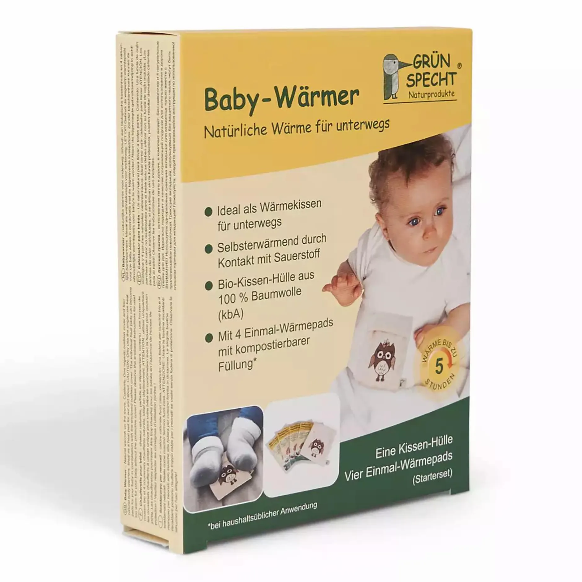 GRu00dcNSPECHT Baby-Wärmer Eule* Hausapotheke