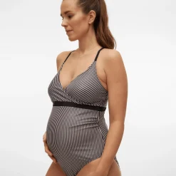 Mamalicious Badeanzug Stripes* Sonstige Umstandsmode